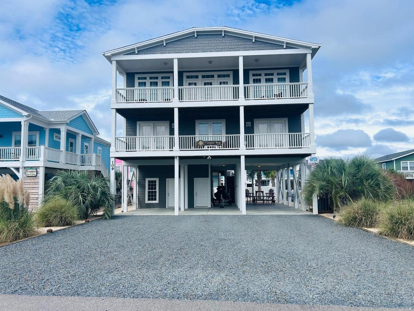 Compass Rose Villa Holden Beach Exterior photo